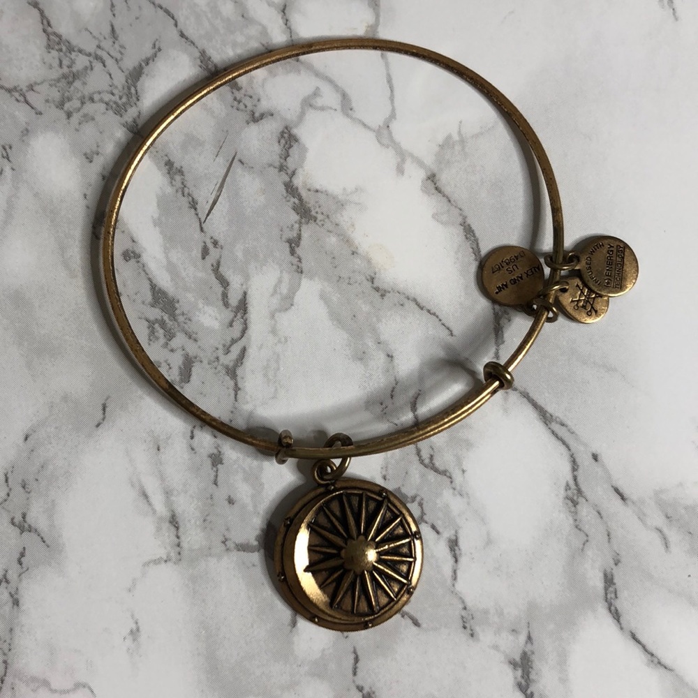 Alex and Ani Gold Cosmic Balance Bangle